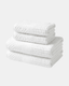 Diamond weave white color towel