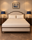 Luxury Reserve Cotton Bed Sheet Set T-300 Sateen Striped Collection | Warm Ivory