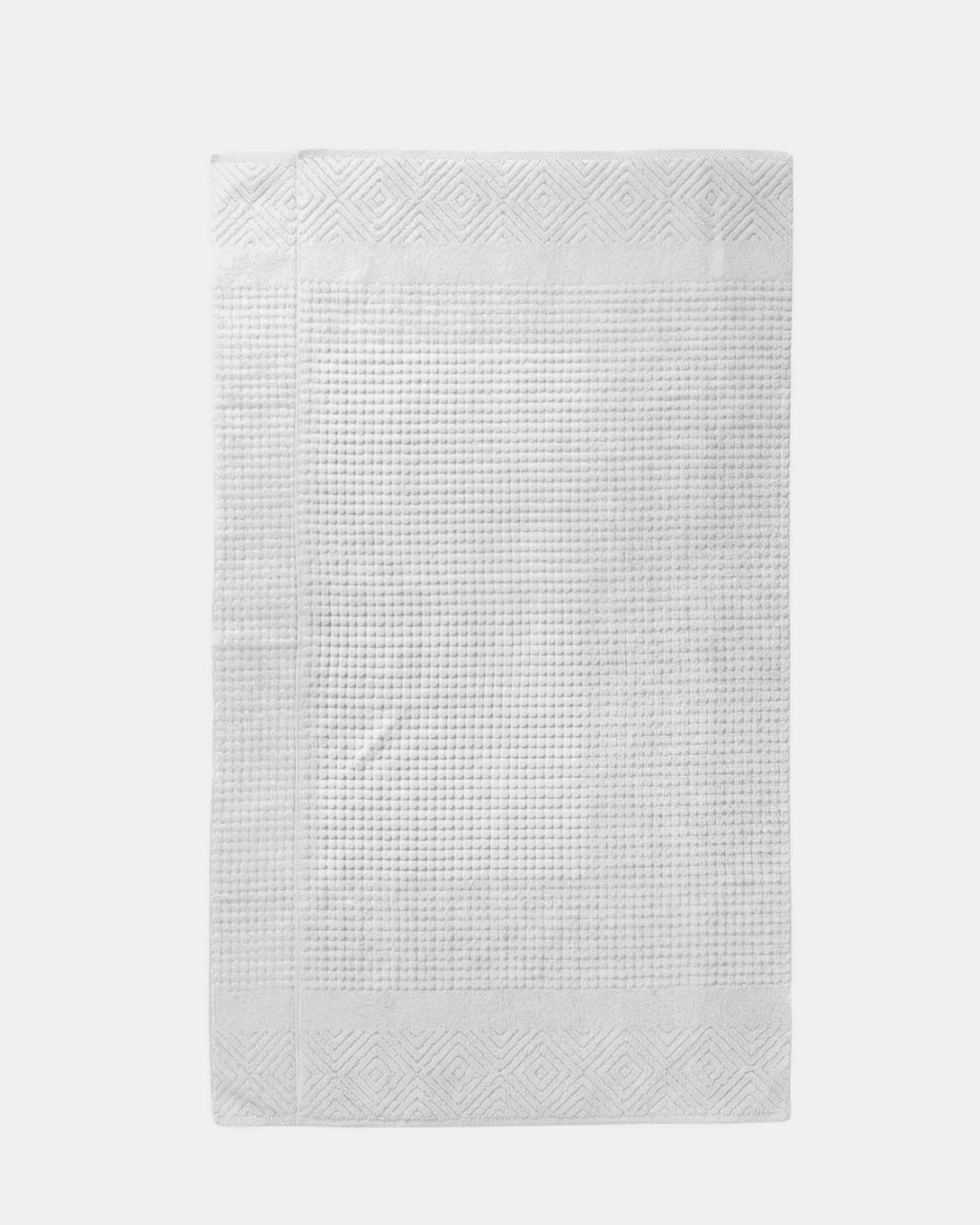 Diamond weave white color towel