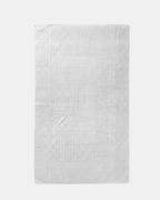 Diamond weave bright white color towel