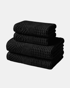 Diamond weave Black color towel