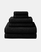 Diamond weave Black color towel