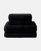 Diamond weave Black color towel