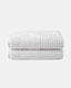 Diamond weave white color towel