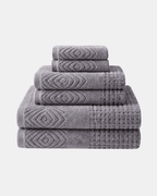 Diamond weave Catherdral Gray color towel