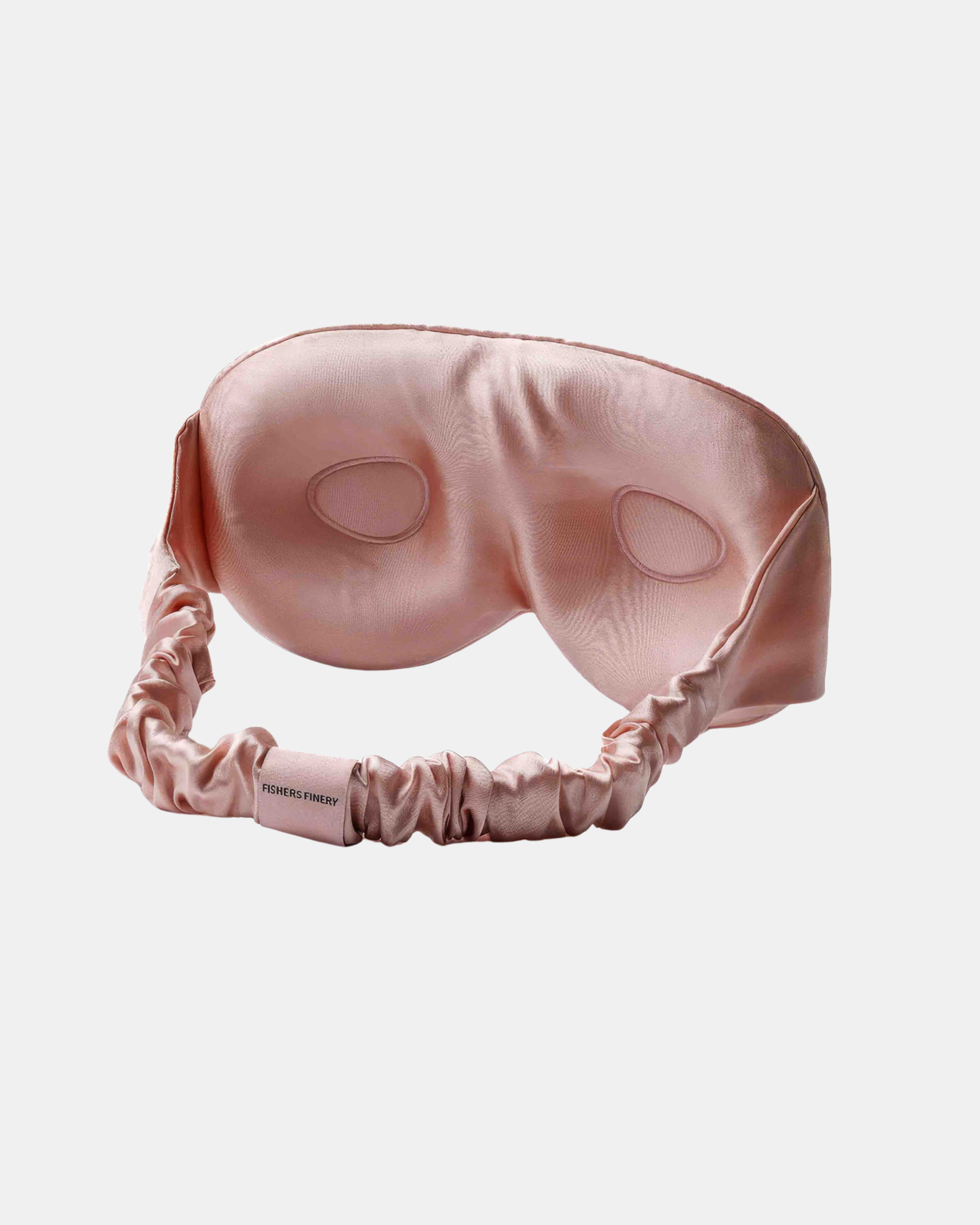 100% Organic Mulberry Silk Contoured Sleep Mask English Rose Secondary image