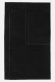 Texere 100% Organic Cotton Diamond Jacquard Towel Set - Black