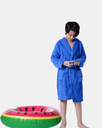 Kid's robe Blue Splash