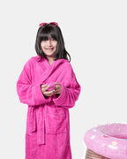 Kid's robe French Rose