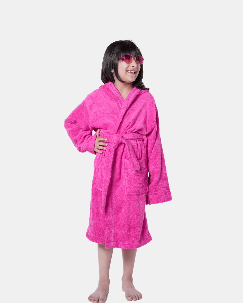 Kid's robe French Rose