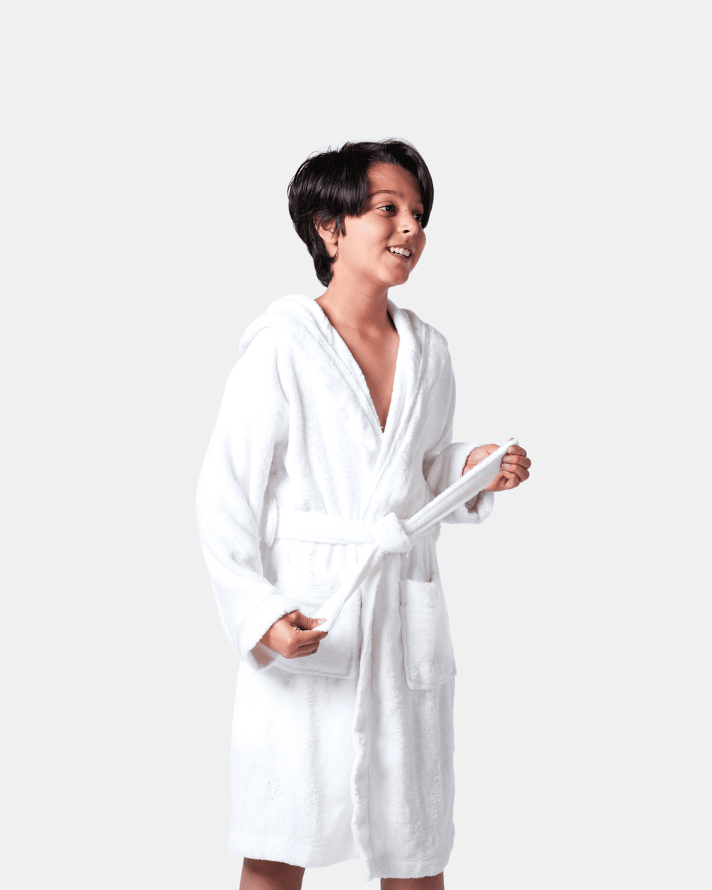 Kid's robe White 