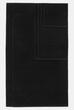 Texere 100% Organic Cotton Diamond Jacquard Towel Set - Black