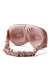 100% Organic Mulberry Silk Contoured Sleep Mask (English Rose)
