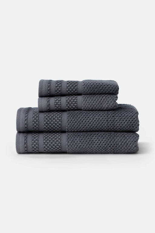 Rice Weave Charcoal