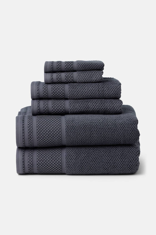 Rice Weave Charcoal