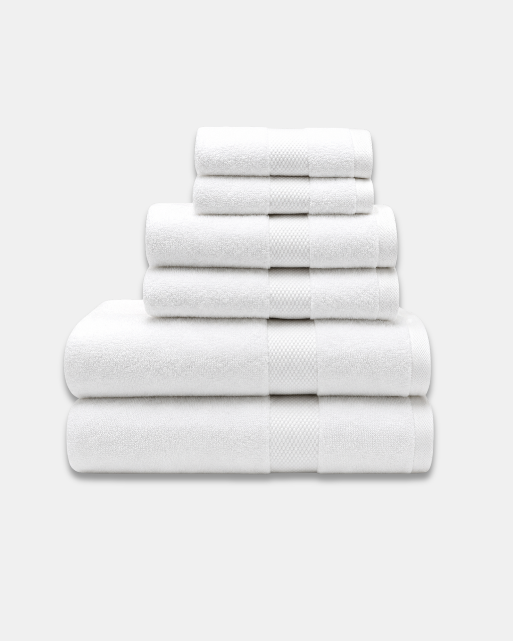Zero-Twist Cloud Weave Single Stripes Towel Set - Sage Green