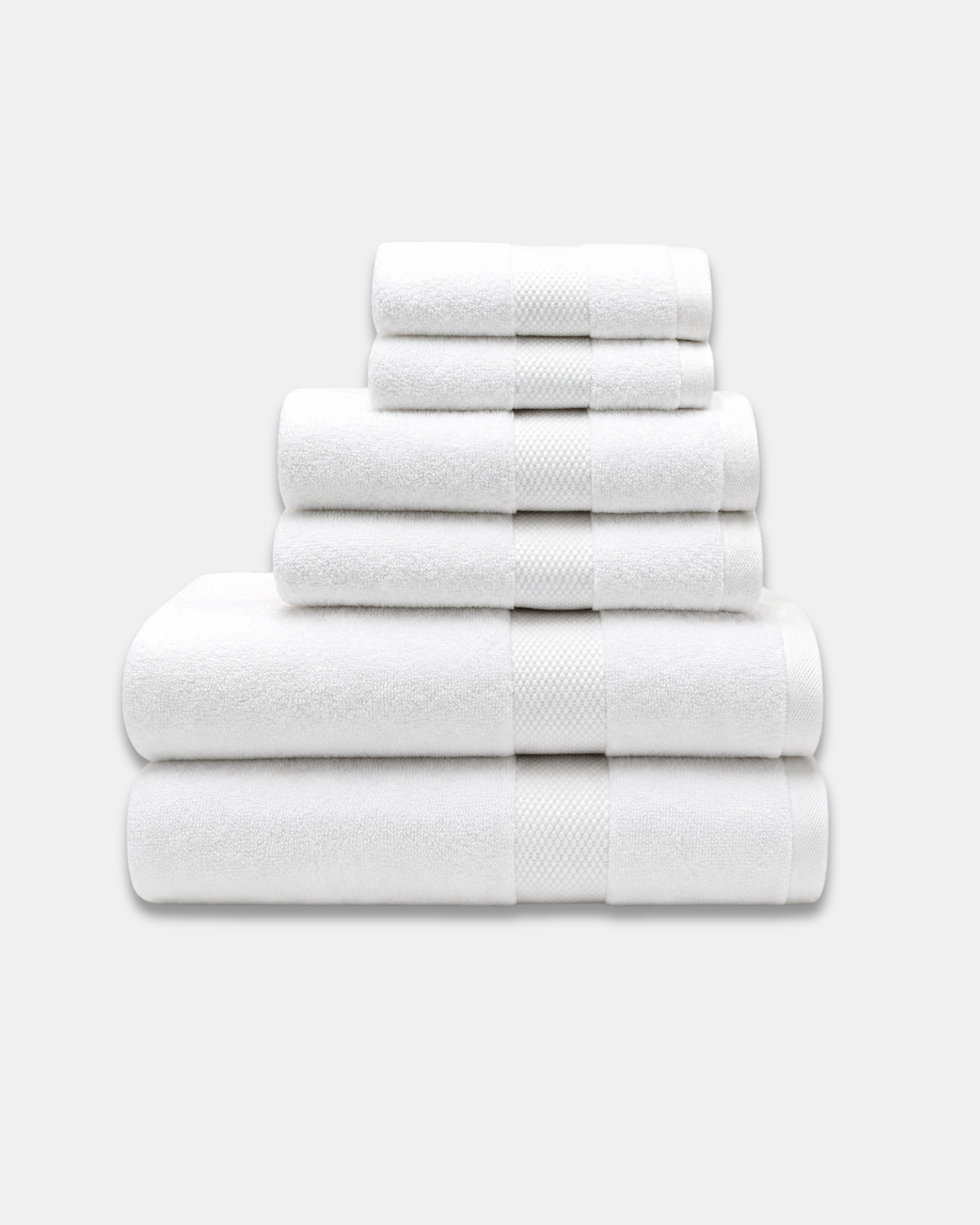 Zero-Twist Cloud Weave Single Stripes Towel Set - Sage Green