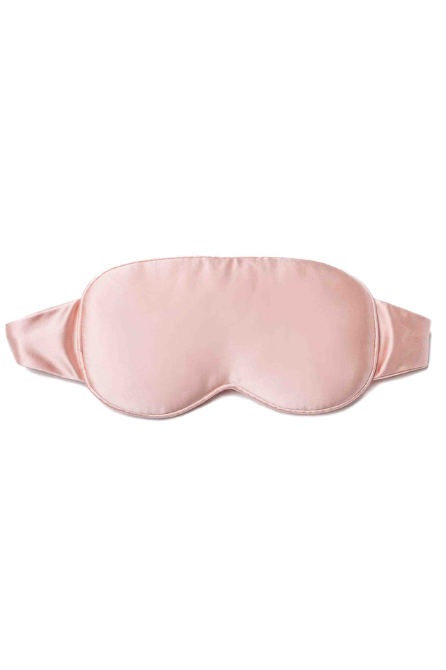 100% Organic Mulberry Silk Contoured Sleep Mask (English Rose)