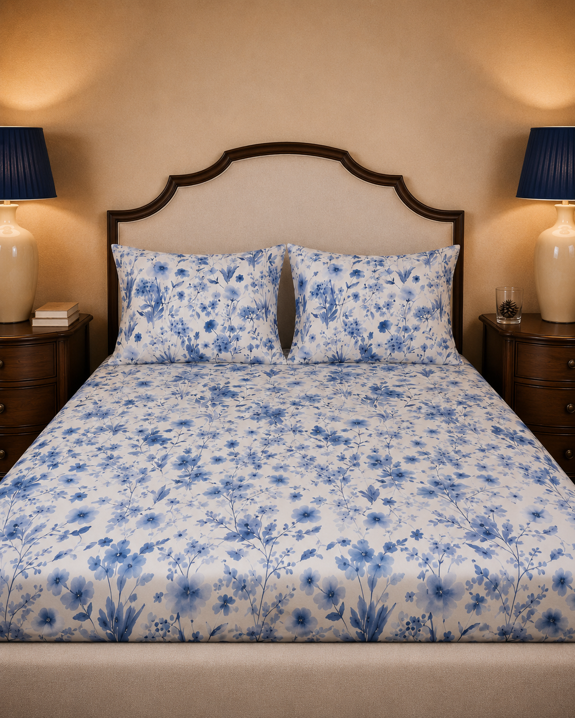 Luxury Imported Cotton Bed Sheet Set Premium Thread Count Collection | Laurel Leaves Secondary image